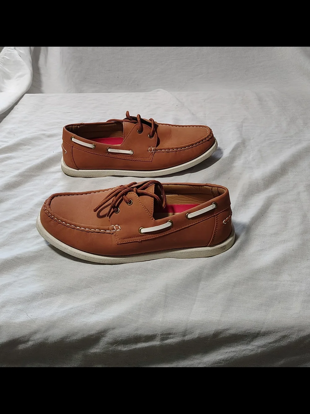 Men's Size 8 Rare Vintage 90s Leather Boat Shoes